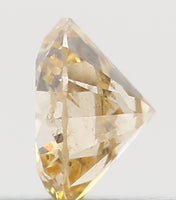 Natural Loose Diamond Round Orange Color SI2 Clarity 3.10MM 0.12 Ct KR653