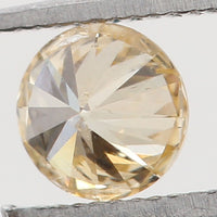 Natural Loose Diamond Round Orange Color SI2 Clarity 3.10MM 0.12 Ct KR653