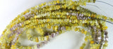 Natural Loose Diamond Rough Bead Yellow Pink Color I3 Clarity 16 Inch Q158