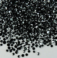 Natural Loose Diamond Round Single Cut Black 0.80 to 1.35 MM 100 Pcs Lot Q09