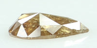 Natural Loose Diamond Pear Orange Brown Color I2 Clarity 5.90 MM 0.33 Ct KR1124
