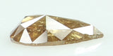 Natural Loose Diamond Pear Orange Brown Color I2 Clarity 5.90 MM 0.33 Ct KR1124