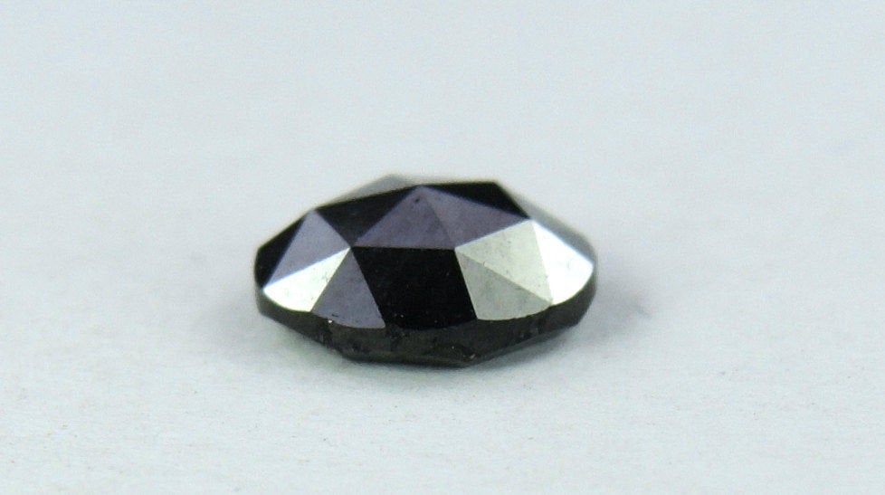 Natural Loose Diamond Black Round Rose Cut I3 Clarity 1.0 To 3.30 MM 1.00 Ct Q40