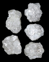 Natural Loose Diamond Raw Rough Silver Gray I3 Clarity 1 Pcs 1/2+ Carats Q94