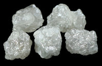 Natural Loose Diamond Raw Rough Silver Gray I3 Clarity 1 Pcs 1/2+ Carats Q94