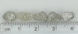 Natural Loose Diamonds Raw Rough Silver Gray I3 Clarity 1 Pcs 1.50+ Carat Q96