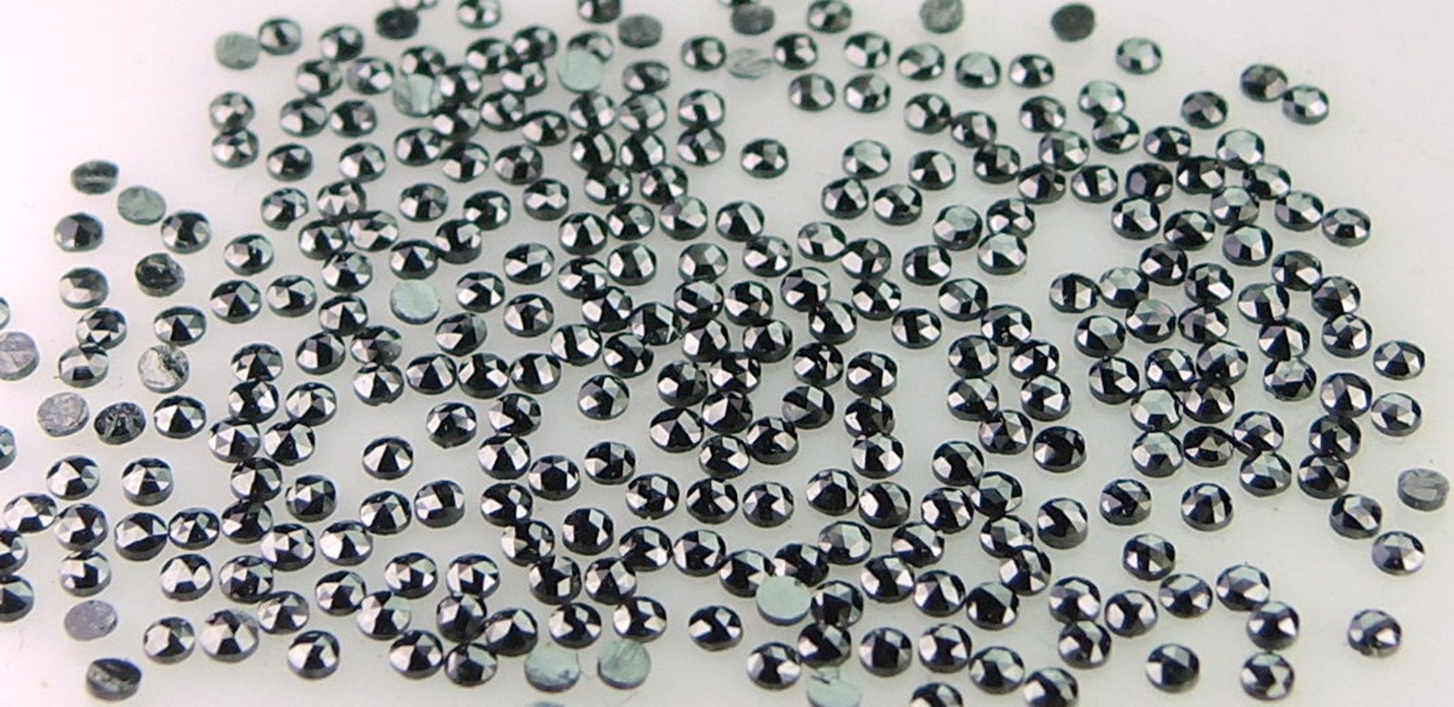 Natural Loose Diamond Black Round Rose Cut 1st Quality Pick Any Size Q107