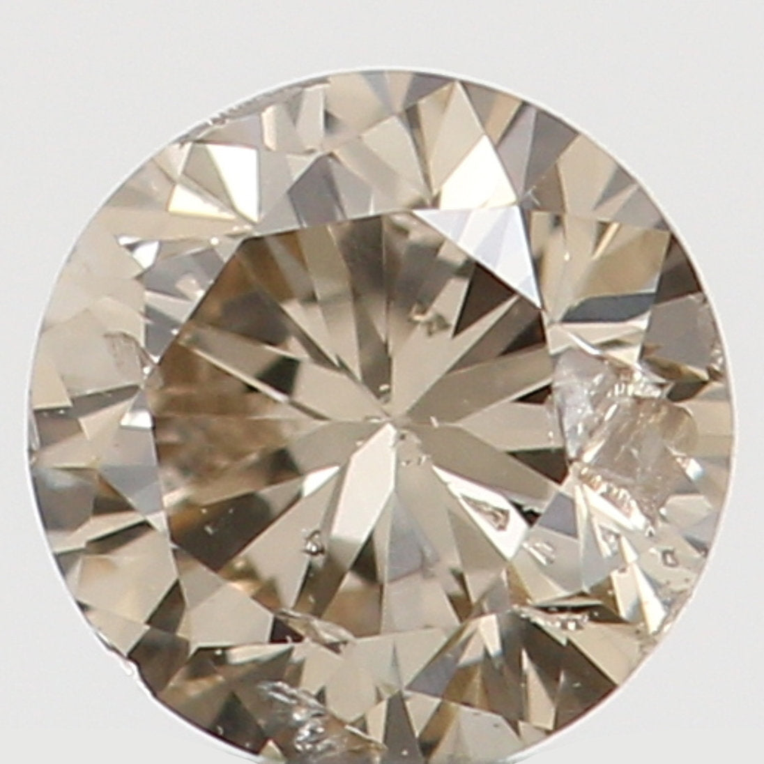 Natural Loose Diamond Round Brown Color I1 Clarity 2.80 MM 0.09 Ct L6268