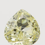 Natural Loose Diamond Heart Yellow Color SI2 Clarity 3.40 MM 0.16 Ct KR1412