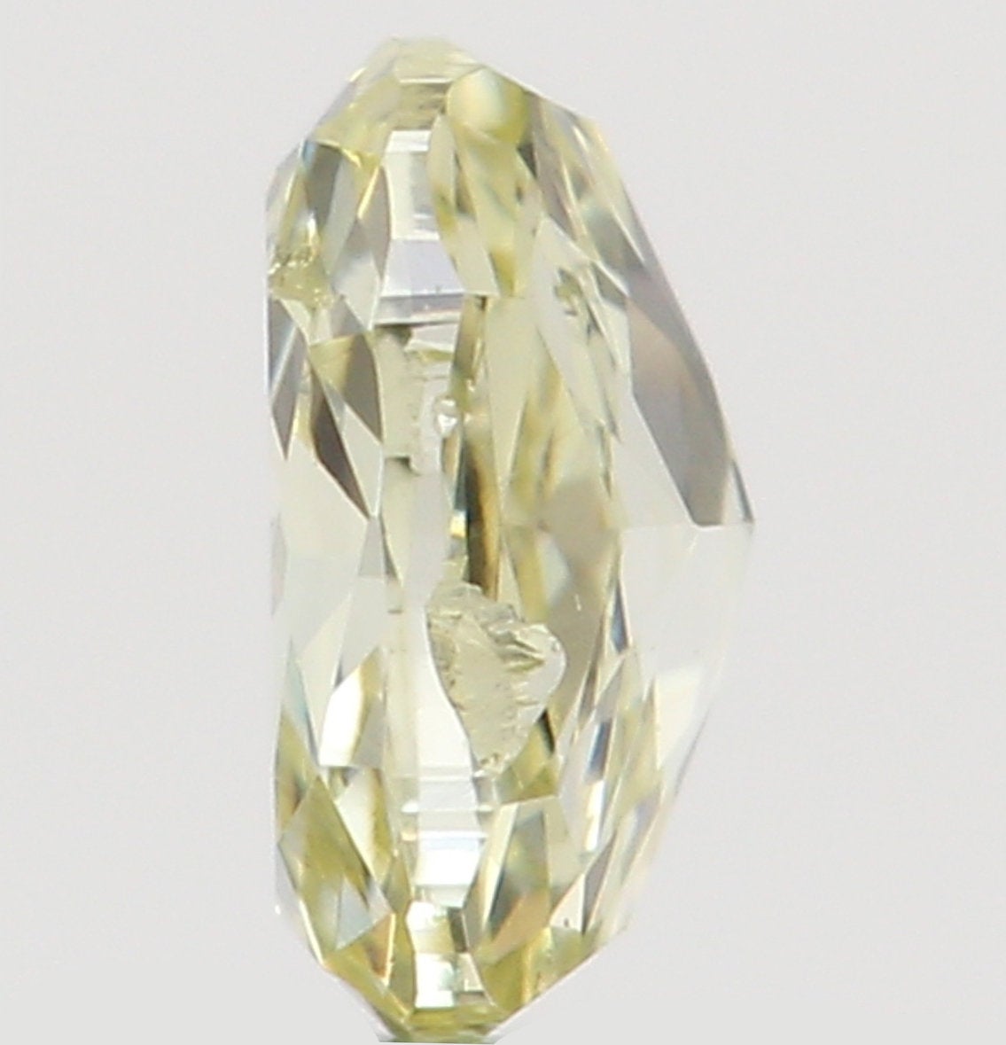 Natural Loose Diamond Oval Yellow Color SI1 Clarity 3.70 MM 0.15 Ct L6474