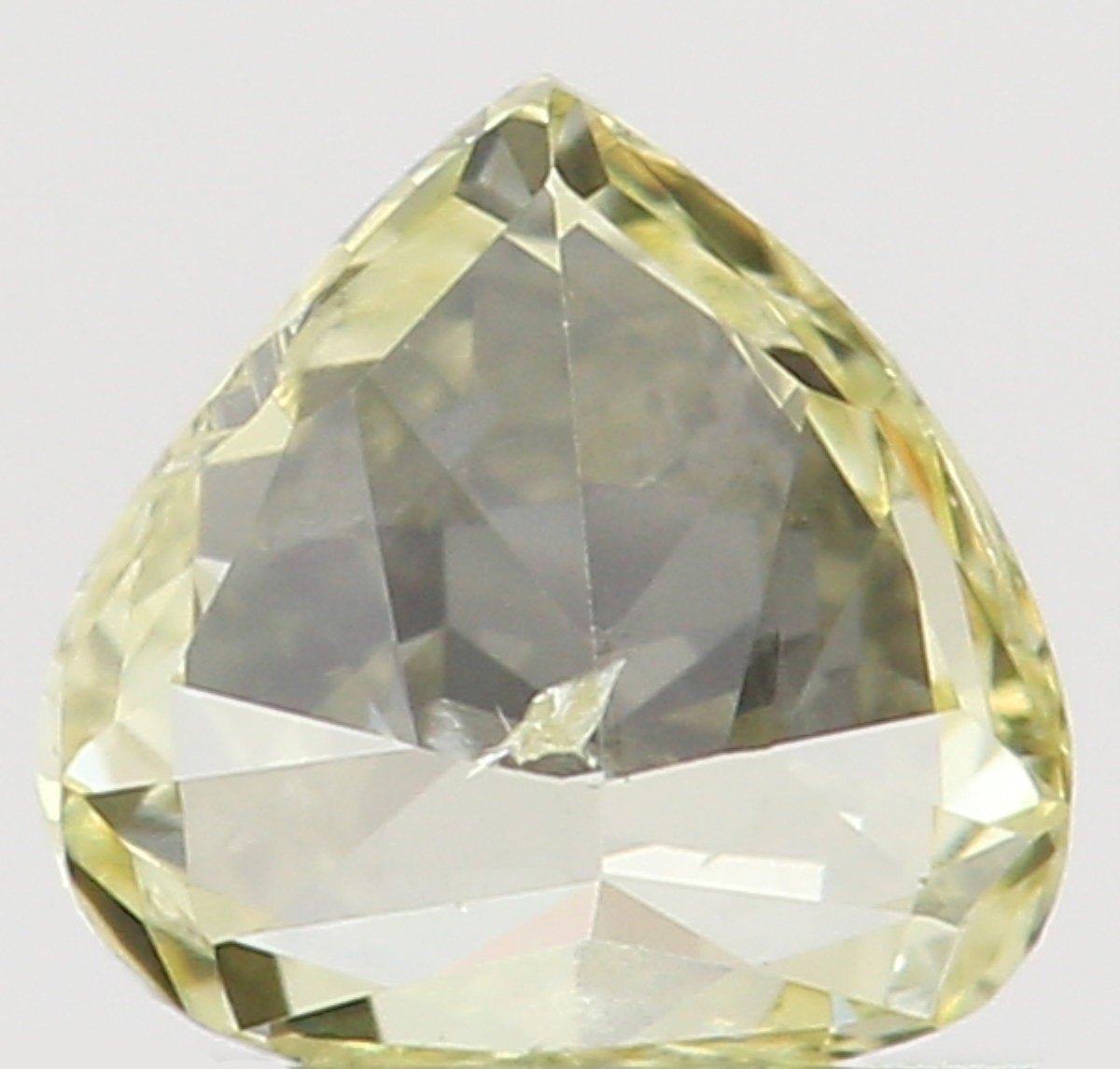 Natural Loose Diamond Heart Yellow Color SI1 Clarity 3.60 MM 0.18 Ct L6473