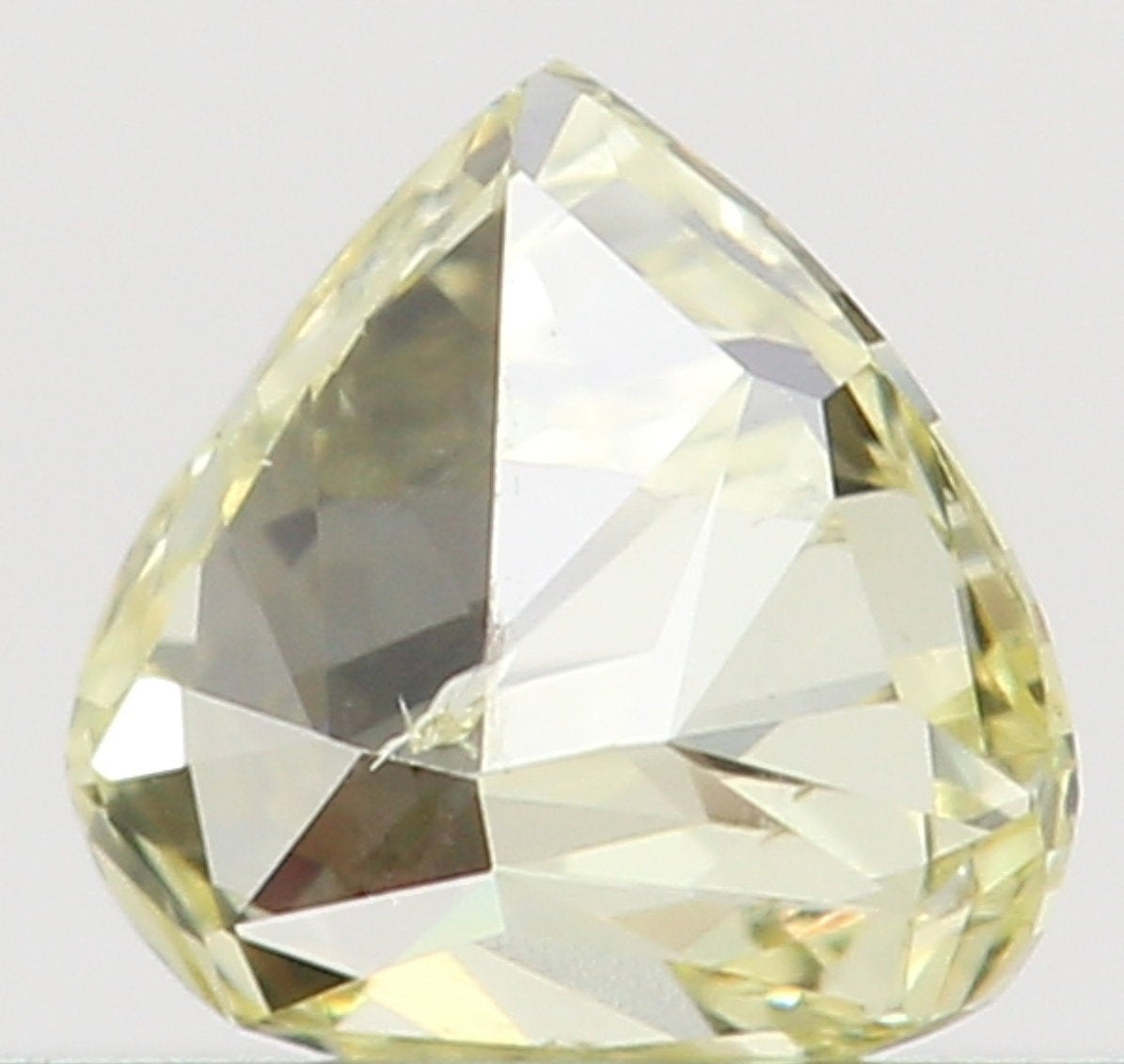 Natural Loose Diamond Heart Yellow Color SI1 Clarity 3.60 MM 0.18 Ct L6473