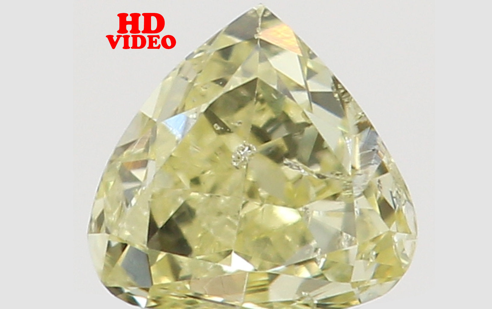 Natural Loose Diamond Heart Yellow Color SI1 Clarity 3.00 MM 0.14 Ct L6478