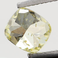 Natural Loose Diamond Cushion Yellow Color SI2 Clarity 3.30 MM 0.16 Ct KR1428