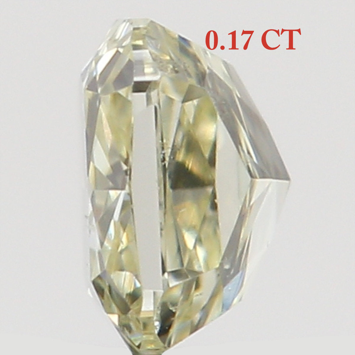 Natural Loose Diamond Cushion Yellow Color SI1 Clarity 3.10 MM 0.17 Ct KR1429