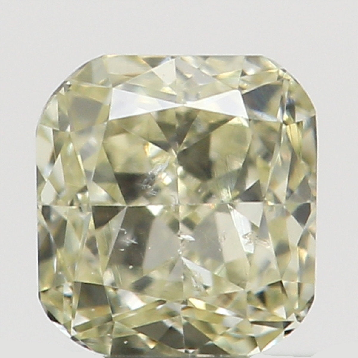 Natural Loose Diamond Cushion Yellow Color SI1 Clarity 3.10 MM 0.17 Ct KR1429