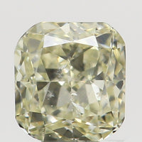 Natural Loose Diamond Cushion Yellow Color SI1 Clarity 3.10 MM 0.17 Ct KR1429