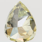 Natural Loose Diamond Pear Yellow Color SI1 Clarity 4.00 MM 0.19 Ct L6500