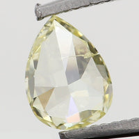 Natural Loose Diamond Pear Yellow Color SI1 Clarity 3.80 MM 0.12 Ct KR1438