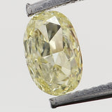 Natural Loose Diamond Oval Yellow Color SI1 Clarity 3.50 MM 0.11 Ct L6533