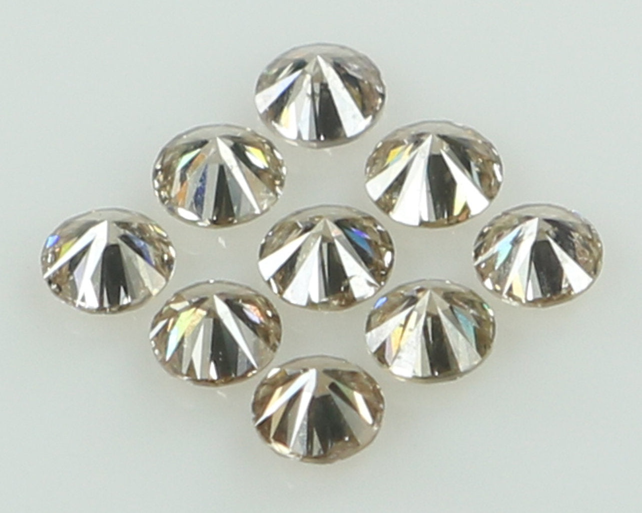 0.46 Ct Natural Loose Round Shape Diamond Brown Color Round Cut Diamond 2.30 MM Natural Loose Brown Color Round Brilliant Cut Diamond LQ6559