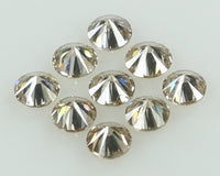Natural Loose Diamond Round Brown Color SI2 Clarity 9 Pcs 0.46 Ct L6559