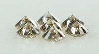 Natural Loose Diamond Round Brown Color SI2 Clarity 7 Pcs 0.40 Ct KDK1461