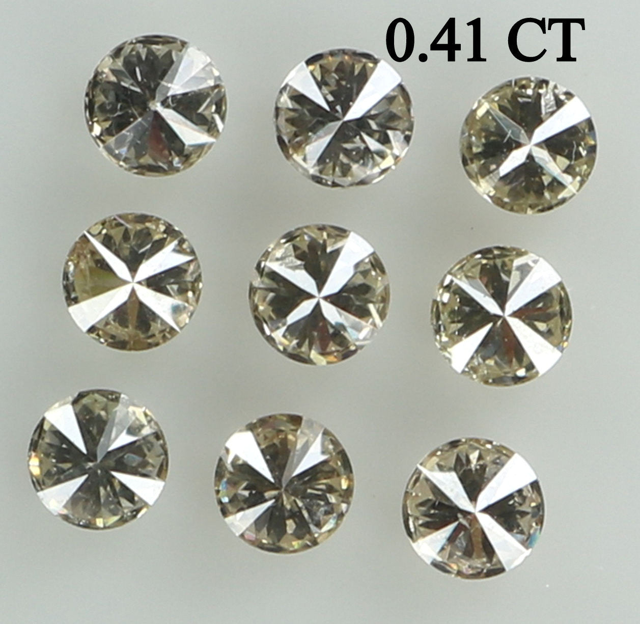 0.41 Ct Natural Loose Round Shape Diamond Brown Color Round Cut Diamond 2.20 MM Natural Loose Diamond Round Brilliant Cut Diamond LQ6569