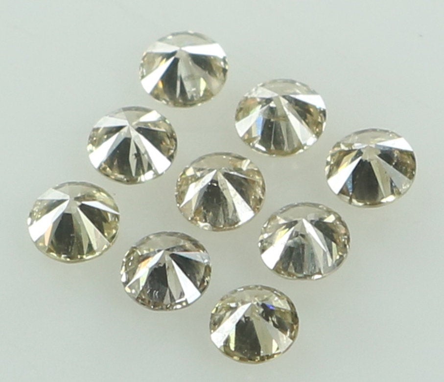 0.53 Ct Natural Loose Round Shape Diamond Brown Color Round Cut Diamond 2.40 MM Natural Loose Brown Color Round Brilliant Cut Diamond KQ1464
