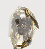 Natural Loose Diamond Cushion Brown Yellow Color SI2 Clarity 2.80 MM 0.11 Ct KR1169