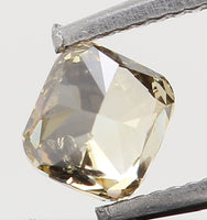 Natural Loose Diamond Cushion Brown Yellow Color SI2 Clarity 2.80 MM 0.11 Ct KR1169