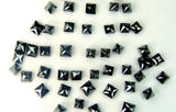 Natural Loose Diamond Princess Cut Black Color I3 Clarity 2.00 MM 5 Pcs Lot Q47