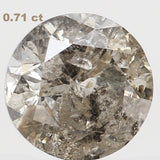 Natural Loose Diamond Round I-J Color I3 Clarity 5.50 MM 0.71 Ct KDL6691