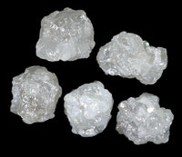 Natural Loose Diamond Raw Rough Silver Gray I3 Clarity 1 Pcs 1/2+ Carats Q94