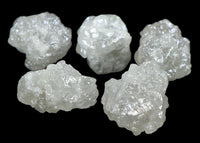 Natural Loose Diamond Raw Rough Silver Gray I3 Clarity 1 Pcs 1/2+ Carats Q94