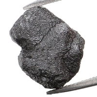 Natural Loose Diamond Rough Black Color I3 Clarity 7.30 MM 1.91 Ct KDL6713