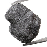 Natural Loose Diamond Rough Black Color I3 Clarity 7.30 MM 1.91 Ct KDL6713