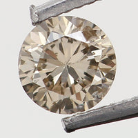 Natural Loose Diamond Round Brown Color I1 Clarity 2.80 MM 0.09 Ct L6268