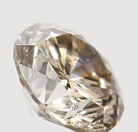 Natural Loose Diamond Round Brown Color I1 Clarity 2.80 MM 0.09 Ct L6268