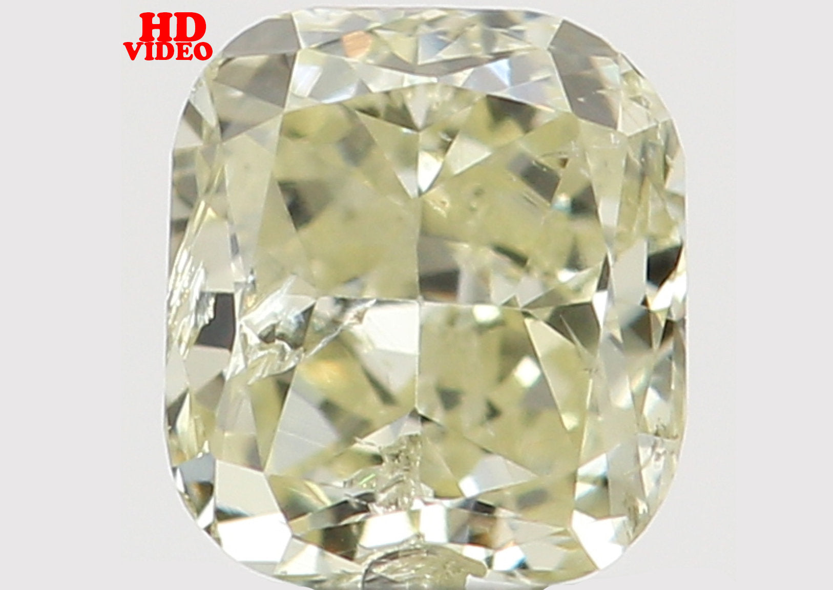 Natural Loose Diamond Cushion Yellow Color SI1 Clarity 3.30 MM 0.17 Ct L6465