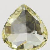 Natural Loose Diamond Heart Yellow Color SI1 Clarity 3.10 MM 0.11 Ct L6482