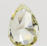 Natural Loose Diamond Pear Yellow Color SI1 Clarity 3.80 MM 0.12 Ct KR1438