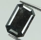 Natural Loose Diamond Emerald Grey Color I3 Clarity 8.10 MM 1.87 Ct KDL6838