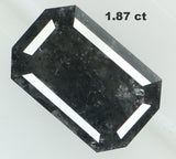 Natural Loose Diamond Emerald Grey Color I3 Clarity 8.10 MM 1.87 Ct KDL6838