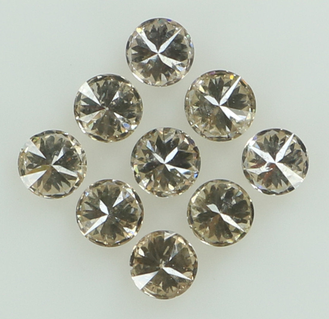 0.46 Ct Natural Loose Round Shape Diamond Brown Color Round Cut Diamond 2.30 MM Natural Loose Brown Color Round Brilliant Cut Diamond LQ6559