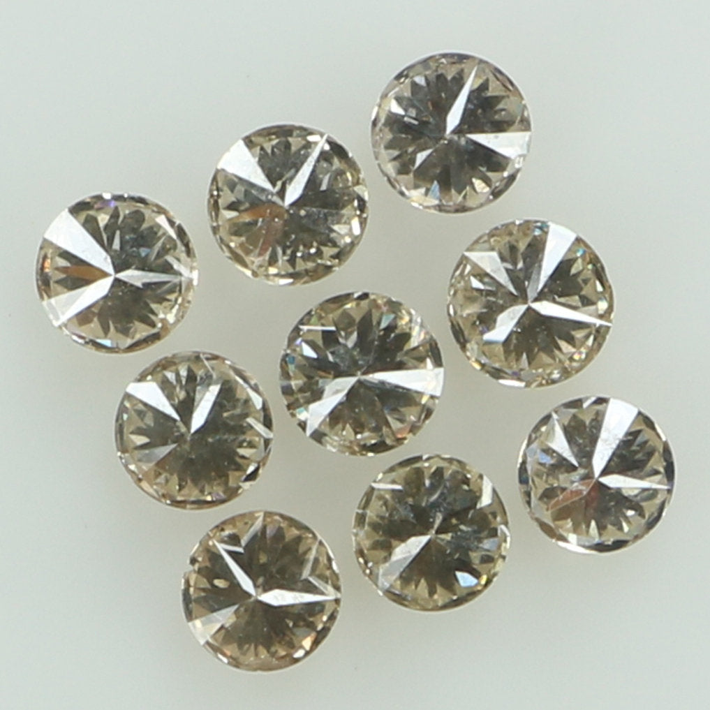 0.46 Ct Natural Loose Round Shape Diamond Brown Color Round Cut Diamond 2.30 MM Natural Loose Brown Color Round Brilliant Cut Diamond LQ6559