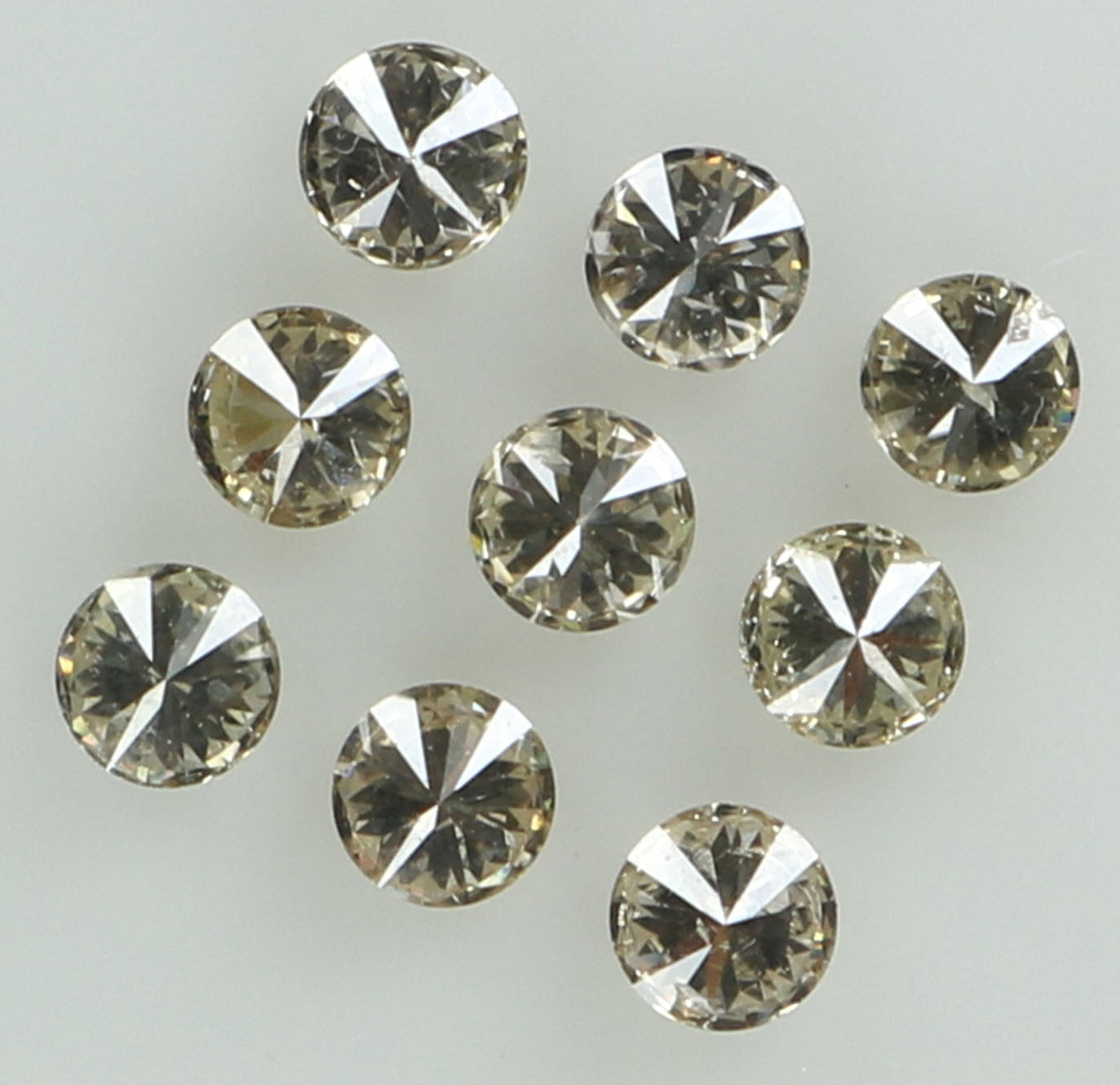 0.41 Ct Natural Loose Round Shape Diamond Brown Color Round Cut Diamond 2.20 MM Natural Loose Diamond Round Brilliant Cut Diamond LQ6569
