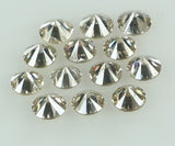Natural Loose Diamond Round Brown Color SI2 Clarity 13 Pcs 0.38 Ct KR1468