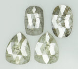 Natural Loose Diamond Mix Shape Grey Color I3 Clarity 4 Pcs 1.35 Ct KDL6915