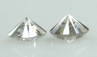 Natural Loose Diamond Round Black Grey Color I3 Clarity 3.60 MM 0.36 Ct KDL6924
